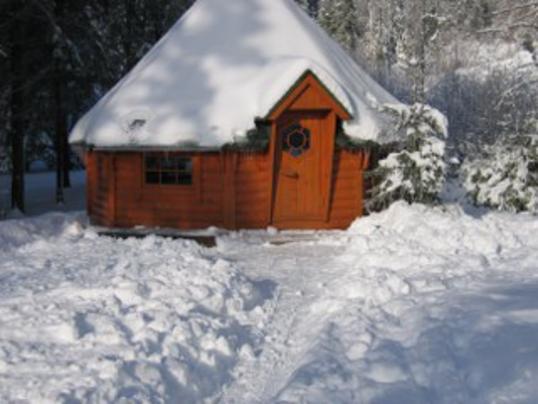 Grillhytta vinter