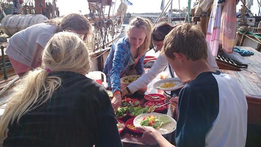 Middag ombord