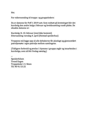 PEFF kurs