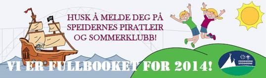 Piratogsommerklubb fullbooket 2014