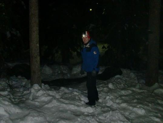 Øyvind i skogen på Hemingseter